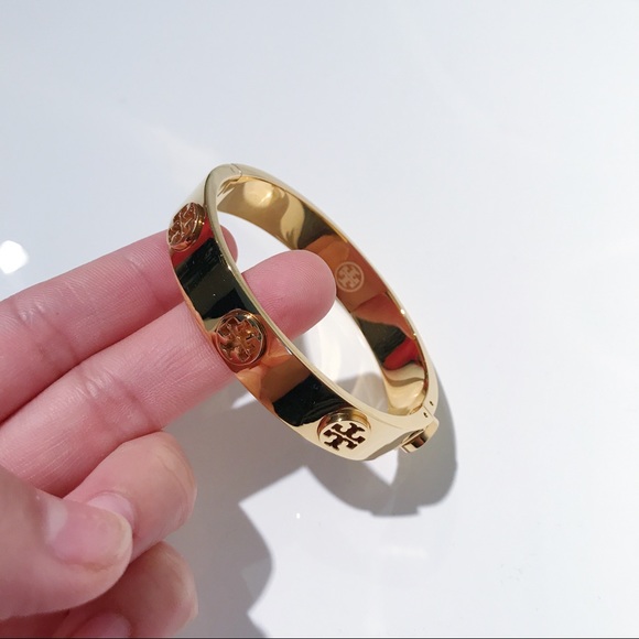 Tory Burch Jewelry - Tory Burch logo gold bangle